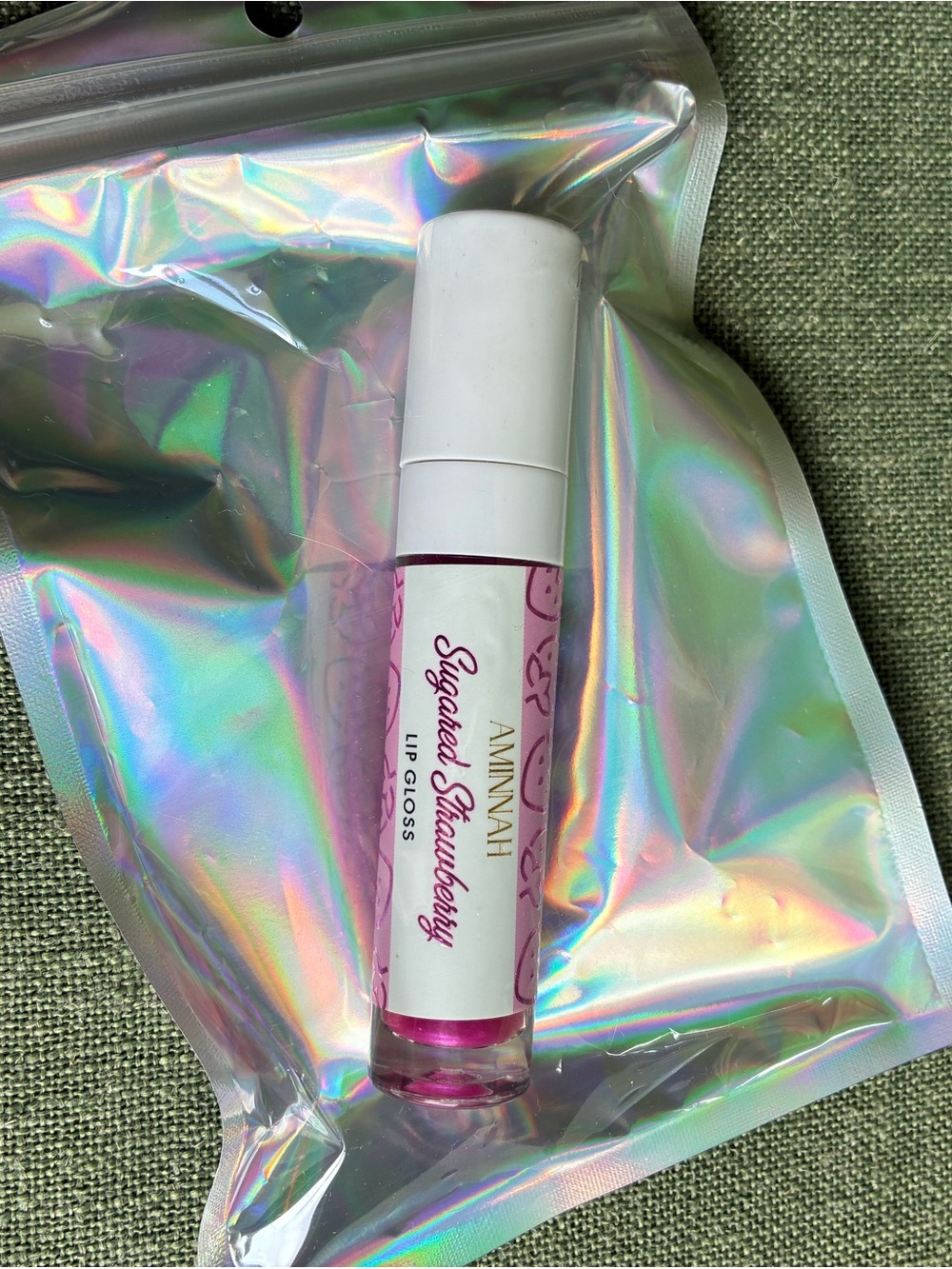 Aminnah Sugared Strawberry Lip Gloss